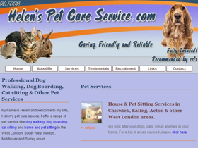 Helen's Pet Care - Pet Services, London