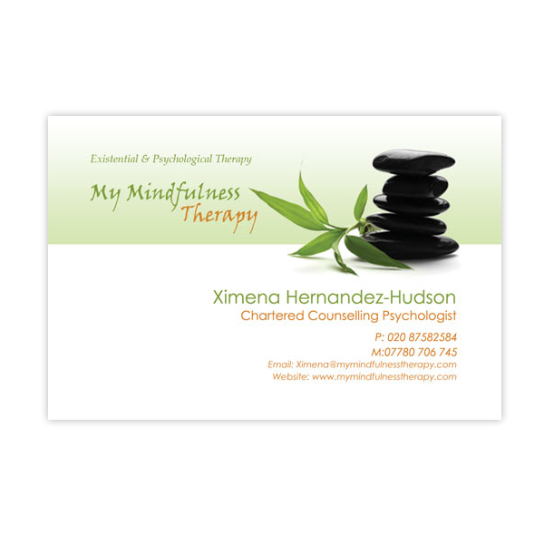 My Mindfulness Therapy Carte de Visite
