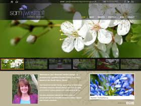 Sam Westcott Garden Design Website, South Hams, Devon