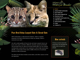Wild Cat Breeder - Serval & Asian Leopard Cat Breeder, Scotland